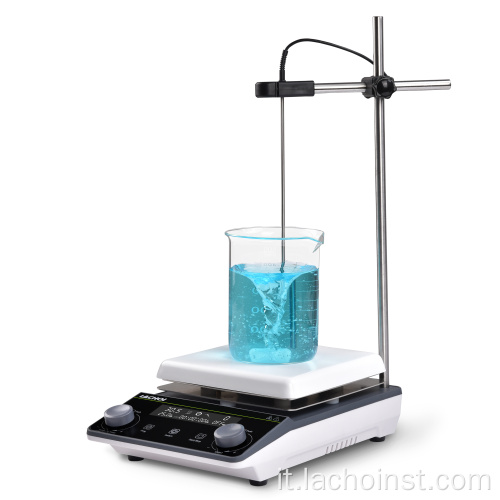 Agitazione magnetica da laboratorio di riscaldamento di plastica